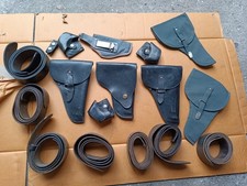 Stock Vecchie Fondine Fondina Cinturone Militare