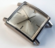 '60 - CIOCCOLATONE AUTOMATICO UTI DA UOMO - IN ACCIAIO CON DATA - CAL. ETA 2472