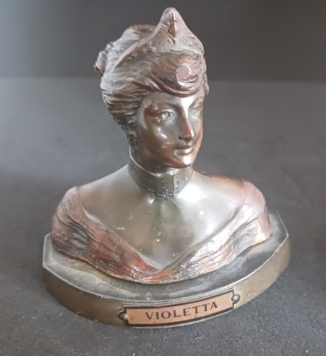 Buste sculpture violetta - sculpture,