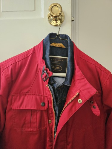 Giacca vento zara uomo denin - zara,
