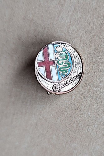 Vintage enamel alfa romeo - enamel,
