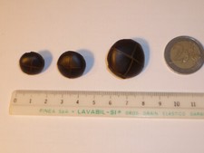 BOTTONE ECOPELLE MARRONE SCURO