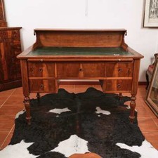 scrivania in noce del 1800