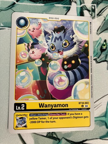 Wanyamon bt18 003 digimon - bt18-003, u