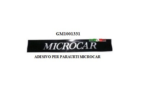 Adesivo microcar per paraurti - adesivo,