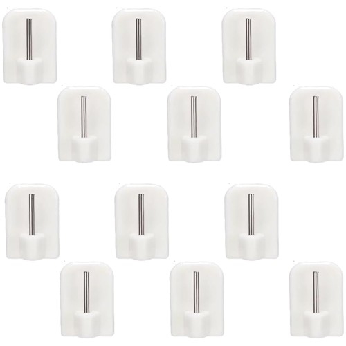 Ganci adesivi pezzi - 12,