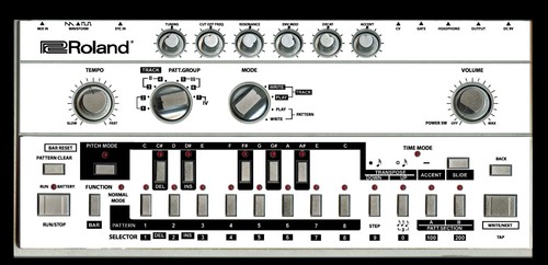 Roland 303 skin bianco - |,