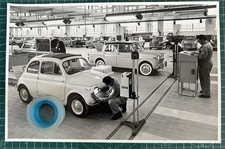 N.1 rara Foto Press FIAT  500 e 1100 a Roma degli anni’50
