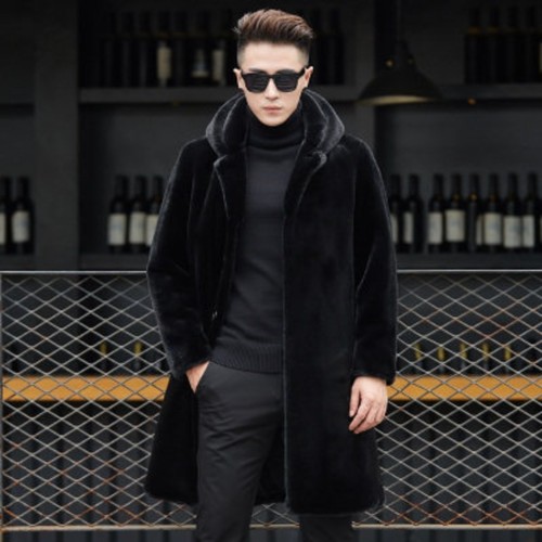 Cappotto visone uomo medio