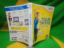 Your Shape Featuring Jenny McCarthy Nintendo Wii Cover Art Only