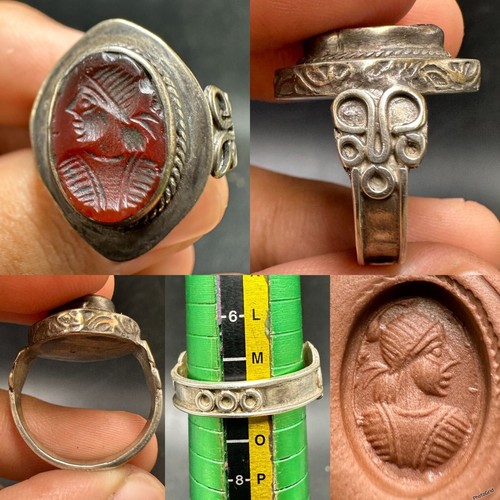 Anello unico argento corniola