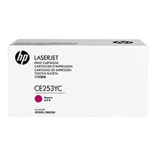 Original HP CE253YC Toner Magenta da 7.000 pagine per CP3525, CM3530 + NUOVO +