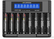 8 Pezzi Batterie AA Litio