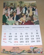 Calendario da parete vintage