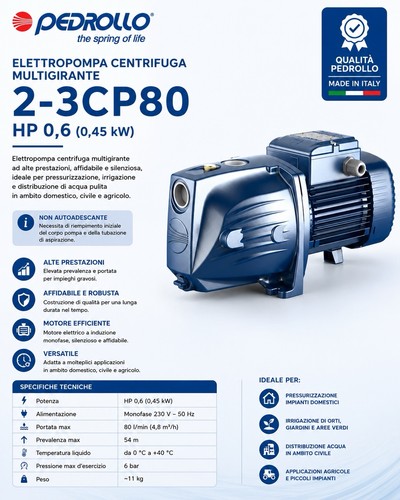 Pedrollo 3cpm c - 3cpm, 80-c