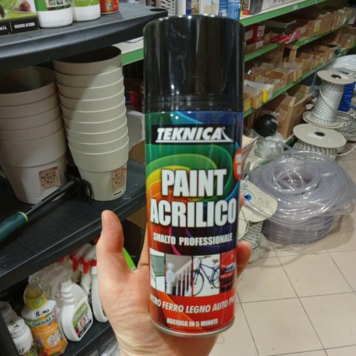Smalto spray nero opaco per - smalto,