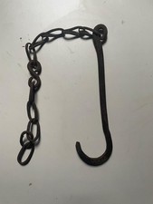 Antica catena per camino - , ferro