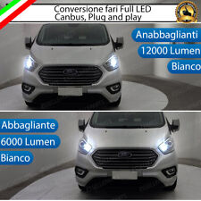 CONVERSIONE FARI FULL LED FORD TRANSIT TOURNEO CUSTOM CANBUS BIANCO GHIACCIO