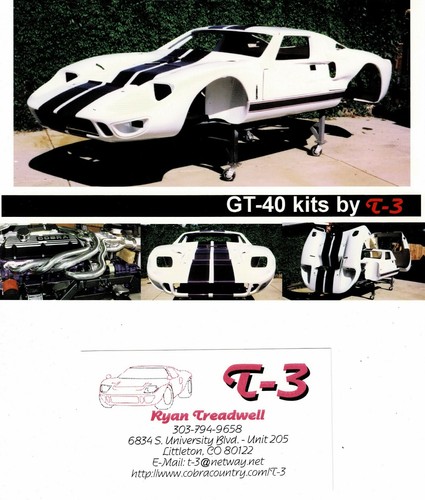 Kit car ford - t-3, gt40