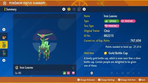 Foglie ferro pokémon - foglie, di
