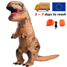Costume Trex Dinosauro Gonfiabile Travestimento T Rex Bambino Adulto Halloween
