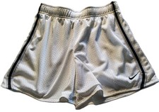 Nike Youth Size Large White/ And Black Dri-Fit Shorts