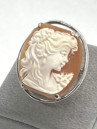 Anello argento 925 con - , cammeo
