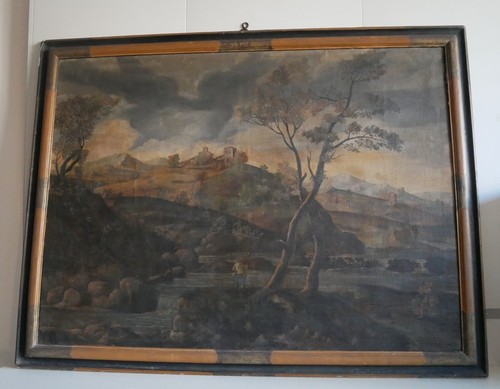 Paesaggio olio dipinto - paesaggio,