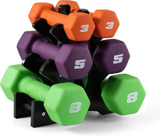 Set di manubri in neoprene da