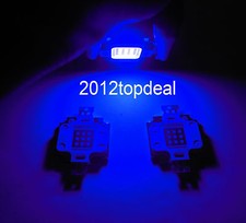 2pcs 10W 465nm-470nm LED blu