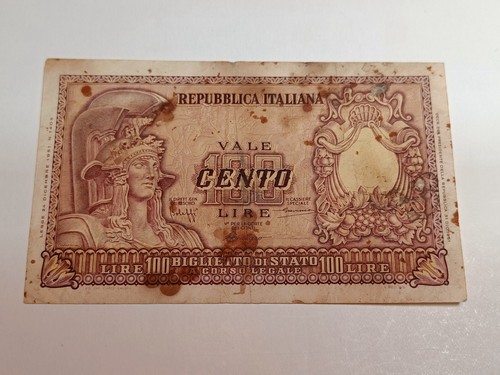 Banconota 100 lire - banconota,