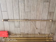 bastoni tende e passamano completi In ottone, vari Staffe usato