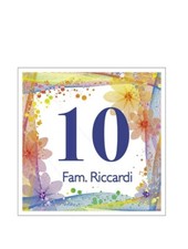 numero civico mattonella