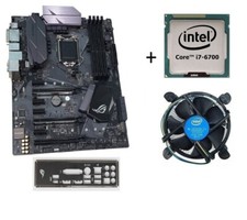 Kit Asus Scheda Madre Strix z270f lga 1151 con cpu processore Intel i7 6700 ddr4