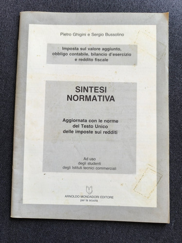 Iva sintesi normativa - iva,