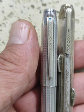 Penna a sfera 3 colori 1950 BOSCOLOR Alpacca design metà secolo lotto 2 penne