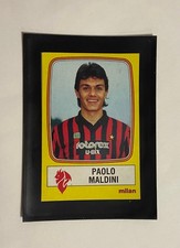 FIGURINA CALCIATORI PANINI 1985/86 N° 154 PAOLO MALDINI ROOKIE RECOVERED 