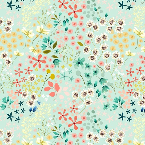 Fat quarter poppie cotone - fat,