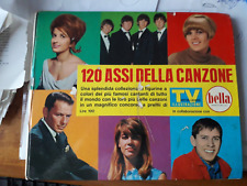 ALBUM 120 ASSI DELLA CANZONE-45 FIGURINE SU 120-SORRISI E CANZONI TV-1966