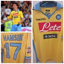 Maglia Calcio Napoli Marek Hamsik 2011 Macron 17 L Jersey Match Worn