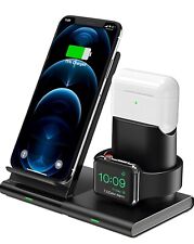 caricatore wireless 3 in 1  for iphone 11/12/13/14/15 , Cavo Apple Watch Incluso