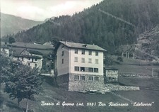 h350 cartolina provincia di bergamo - boario di gromo bar ristorante edelveiss