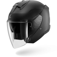 CASCO JET SKWAL JET BLANK MAT BLACK  MAT | SHARK HELMETS