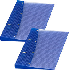 A115145 - Raccoglitore Ad Anelli Diamantati, DIN A5, 2 Pezzi, Blu, Altezza Di Ri