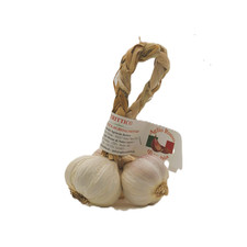 Aglio Rosso di Nubia, Sicilia | Raccolto a mano | Treccina da 3 teste