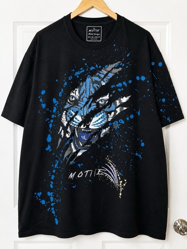 Motif design tiger - graphic, t