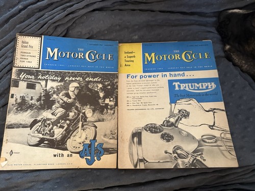 Vintage motorcycle magazines - vintage,