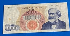 Banconota 1000 Lire Verdi