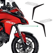 2 Adesivi DUCATI MULTISTRADA 1200 s fianco replica GT NERO e BIANCO MT 12D