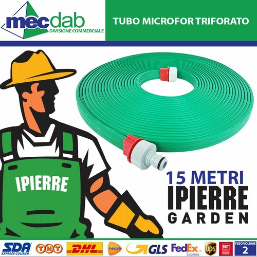 Tubo triforato per irrigazione - triforato,